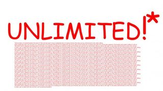 Unlimited - generally quite limited