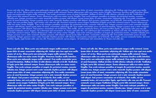 line length examples on a blue background
