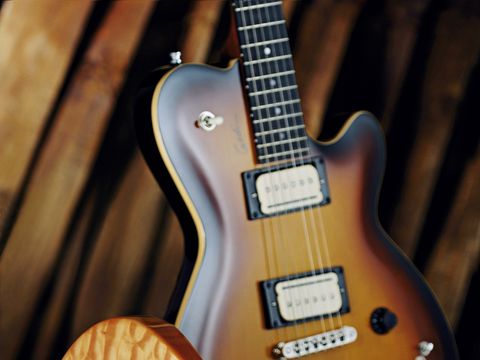 This guitar is a classic design with a new Godin twist.