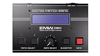 Electronic Music Works' (EMW) DX700 is a hardware box containing 700 SysEx patches for the DX7