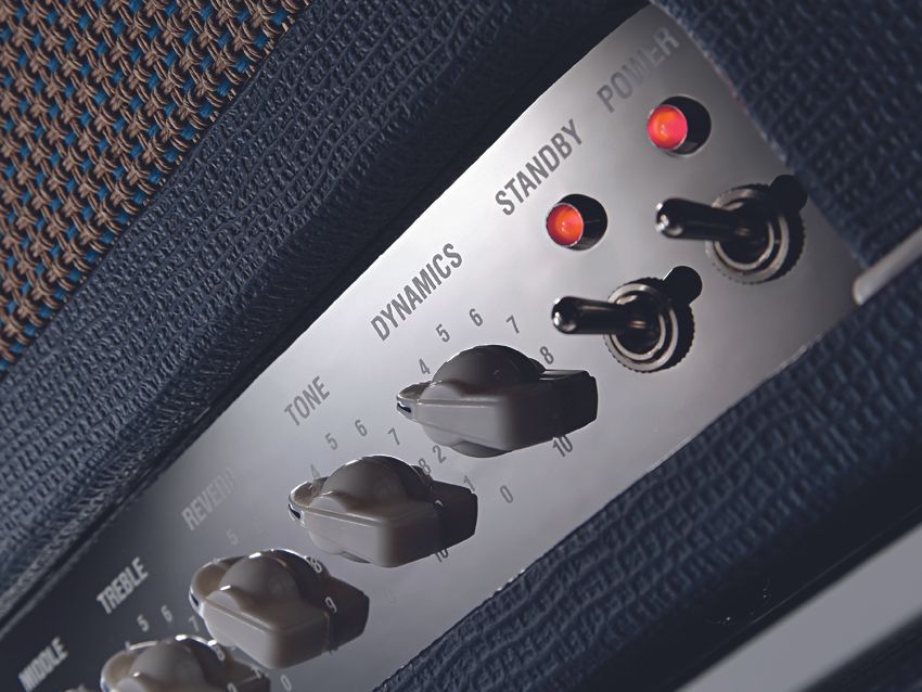 Chickenhead knobs give the L50H's front panel a classic 'retro' look.