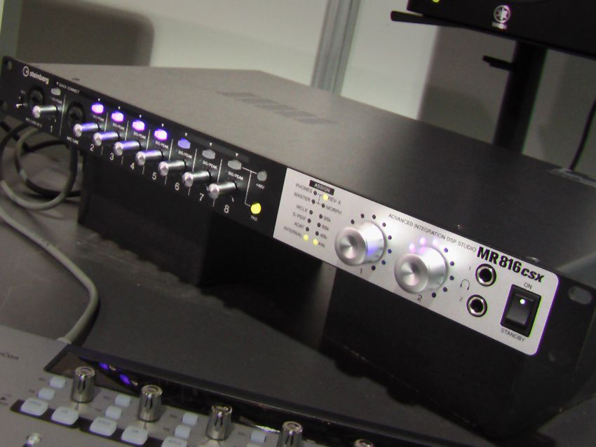 Steinberg's MR816 CSX on show at the Frankfurt Musikmesse 08