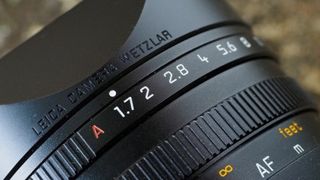 A photo of a Leica lens