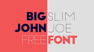 Free fonts: Big John