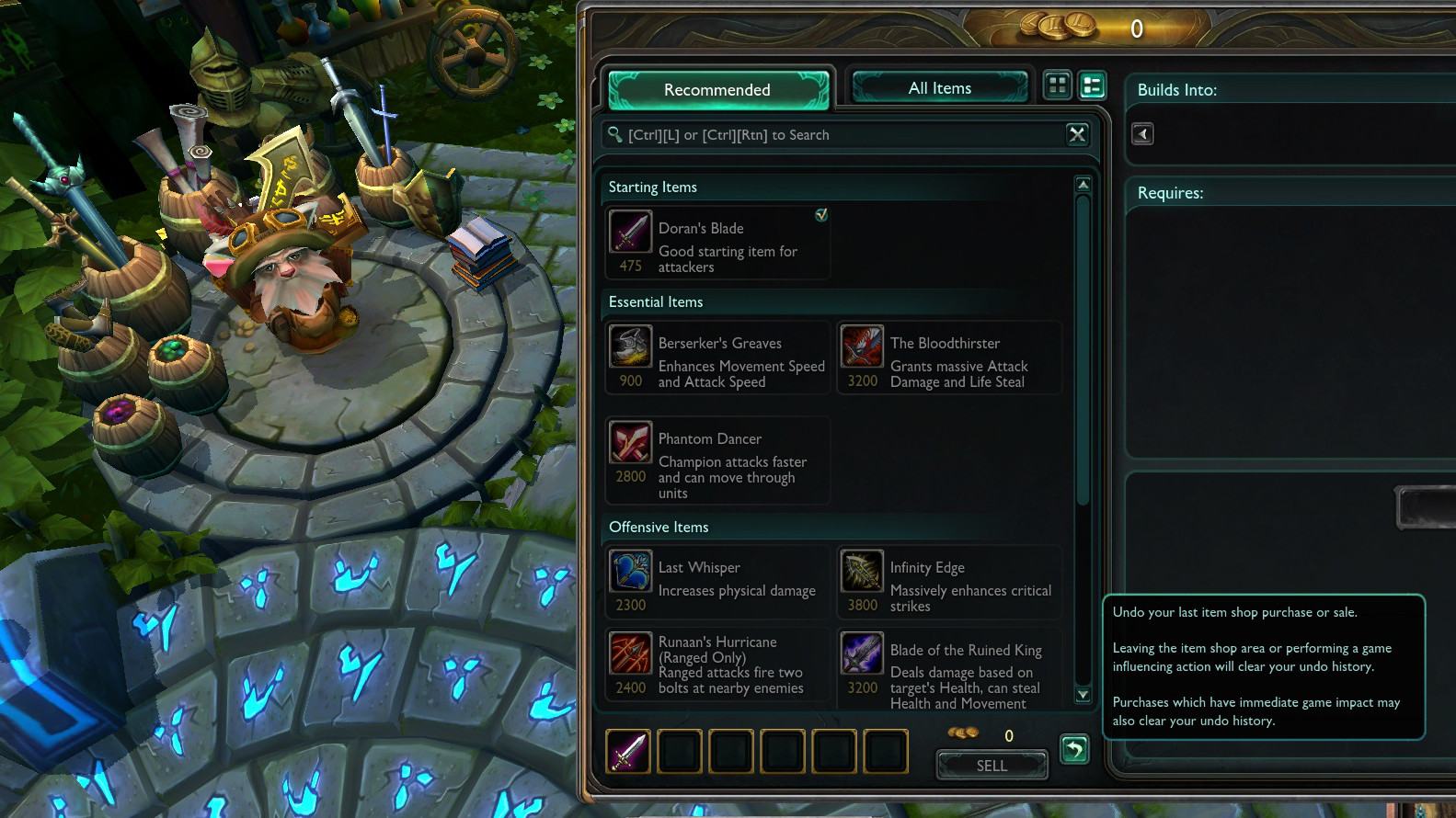 lol pbe items