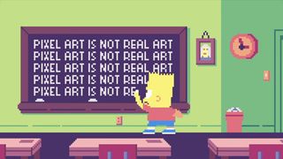 "Pixel art is not real art." Discuss