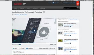 Creative Cloud: Adobe TV