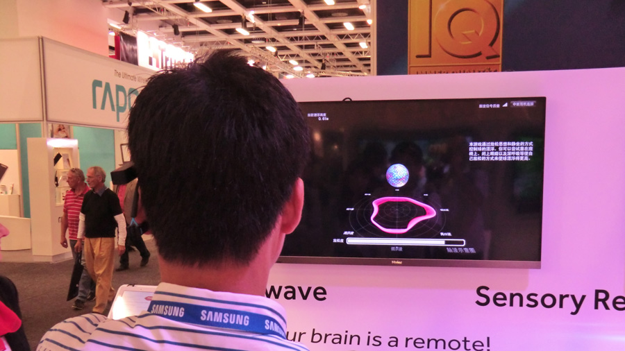 Brain power and eye movement controlling Haier&#039;s new TVs