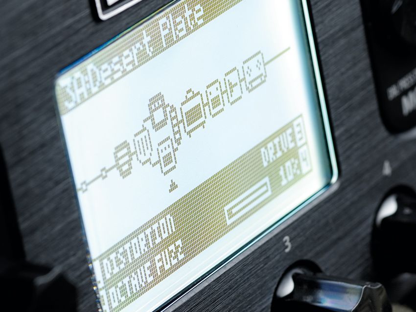 The LCD display is easy to read, but PC editing is probably the better option.