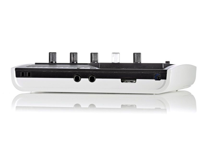 Though noisy, the output surpasses the built-in speaker.