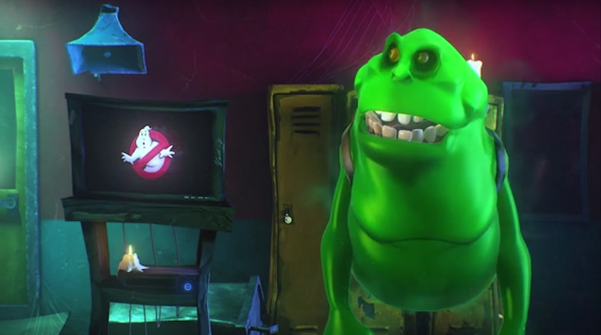 There's a new Ghostbusters game on the way (Slimer's face says it all ...