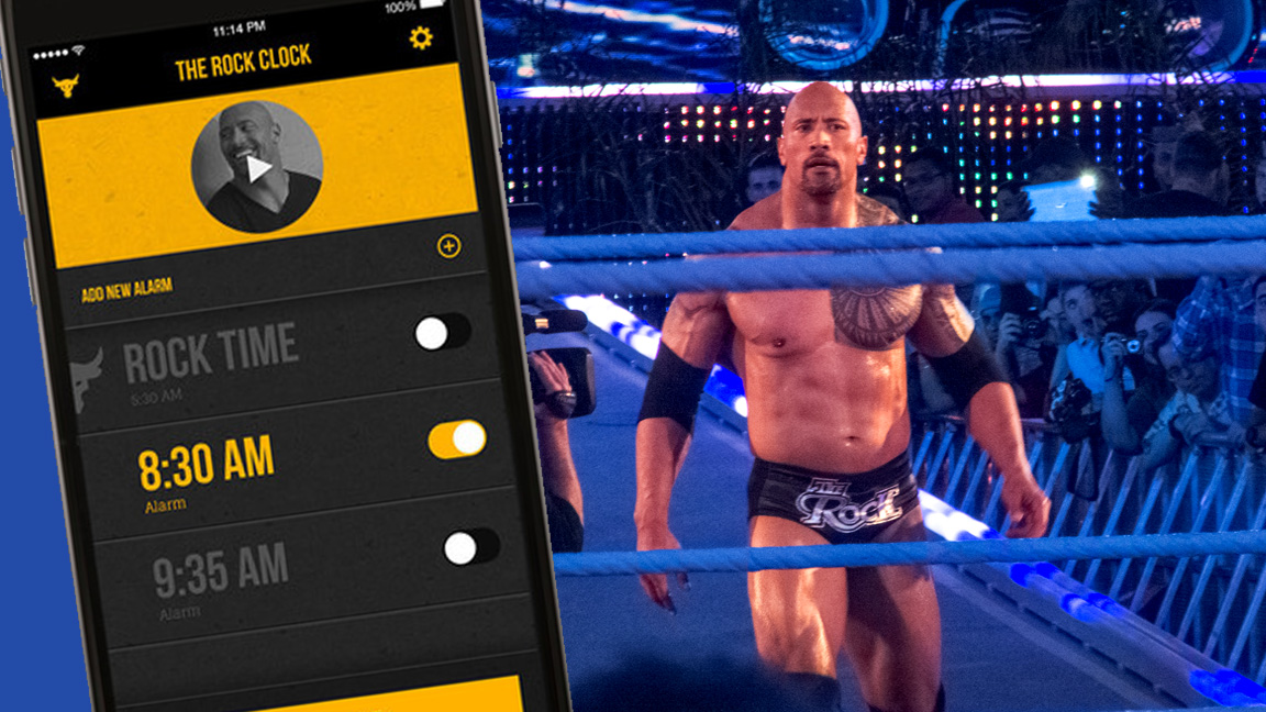 The Rock made an app to get you out of bed