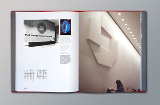 Designed in 1960, the Chase logo is simple and distinctive whether on letterhead or in sculpture form.