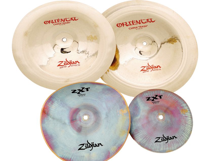 The cymbals are designed to sound specifically Chinese