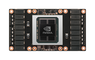 Behold, the Nvidia Tesla P100 graphics module, with 150 total billion transistors of performance.
