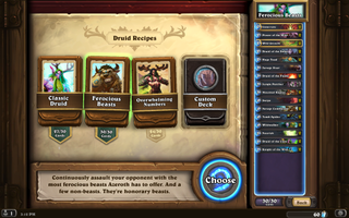 Druid deck recipe