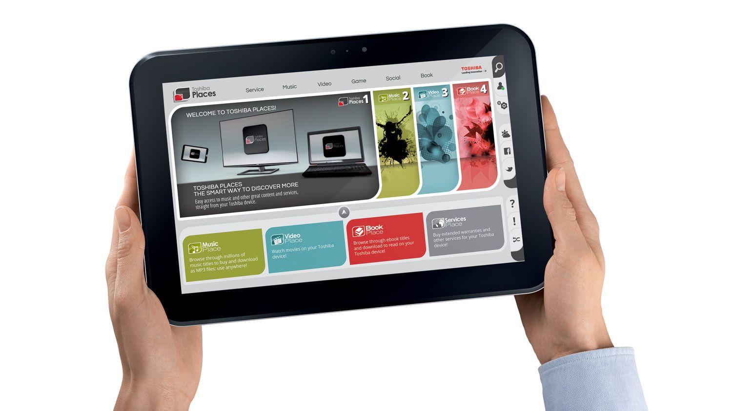 TOSHIBA タブレット Toshiba AT300 pictures and hands-on