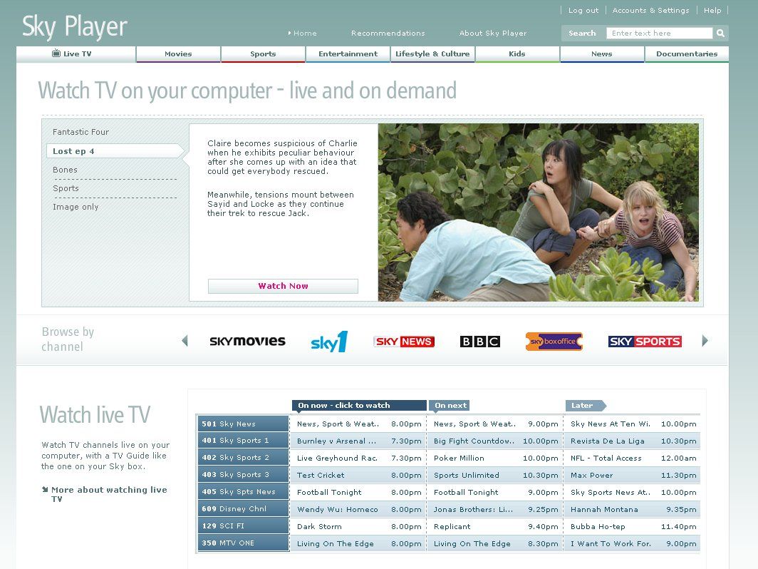 Sky Player Sky Player