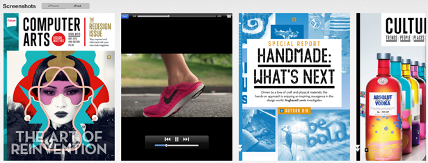 Selection of grabs from our all-new iPad edition, available on iTunes