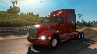American Truck Simulator red