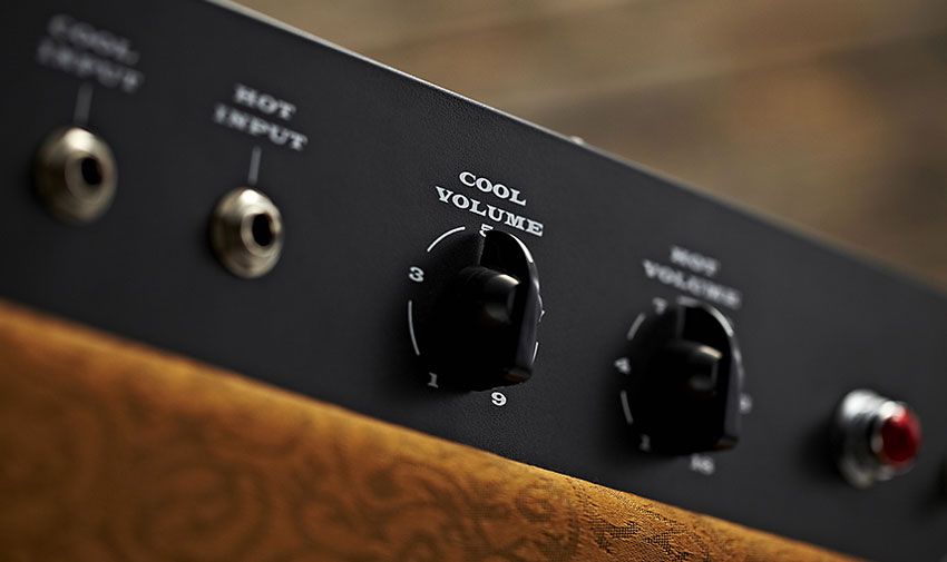 Two channel volume controls is all you get - and sometimes less can be more