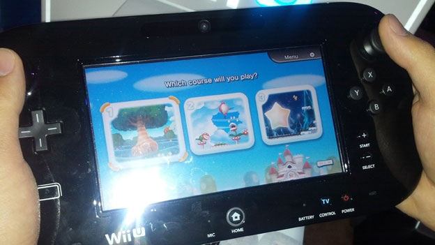 Wii U GamePad hands-on