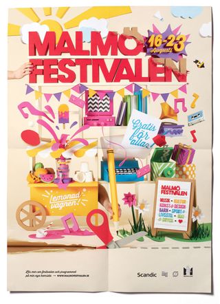 Malmö Festival paper art