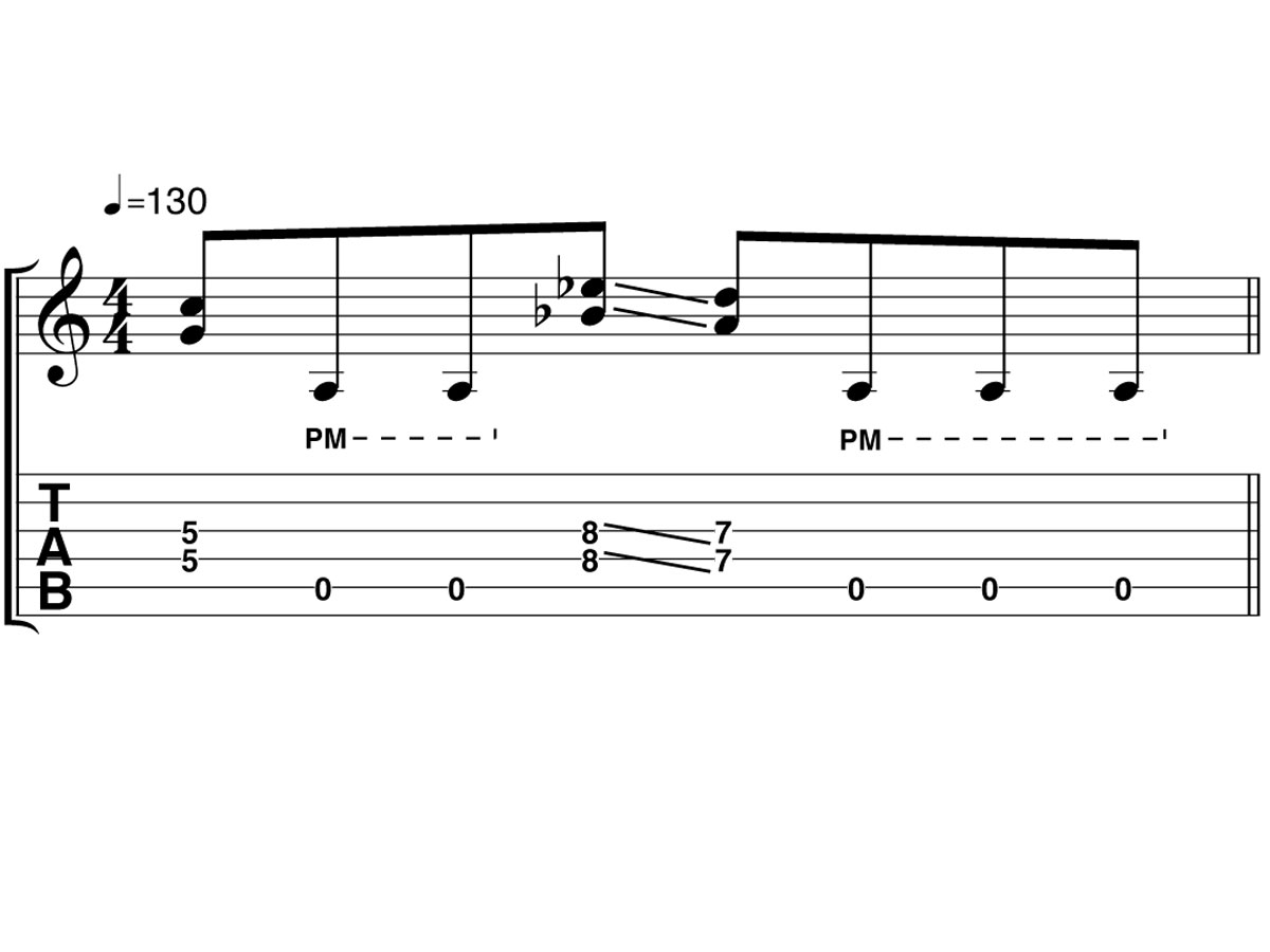 Riff name: Mötley Blüe