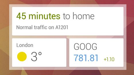 Google Now widget