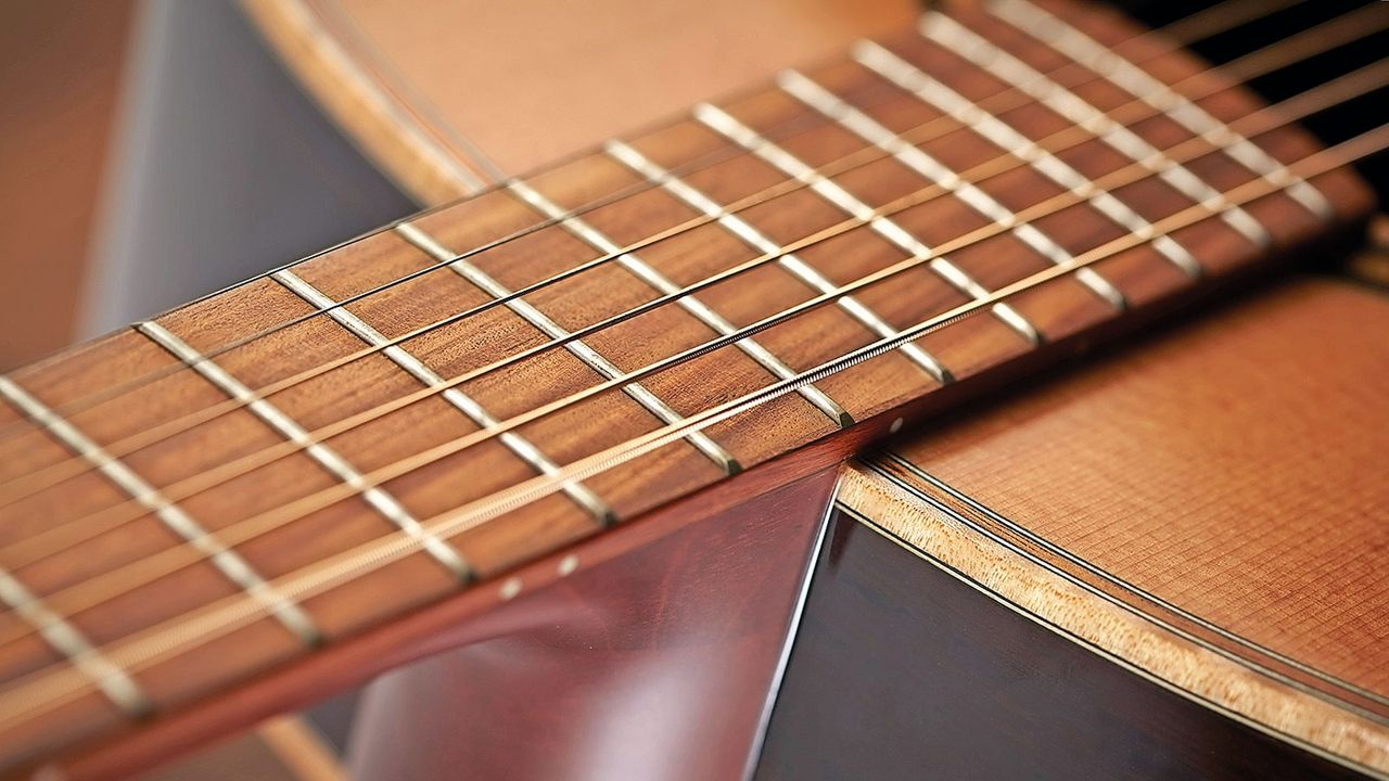 Pau ferro is the wood of choice on the fingerboard