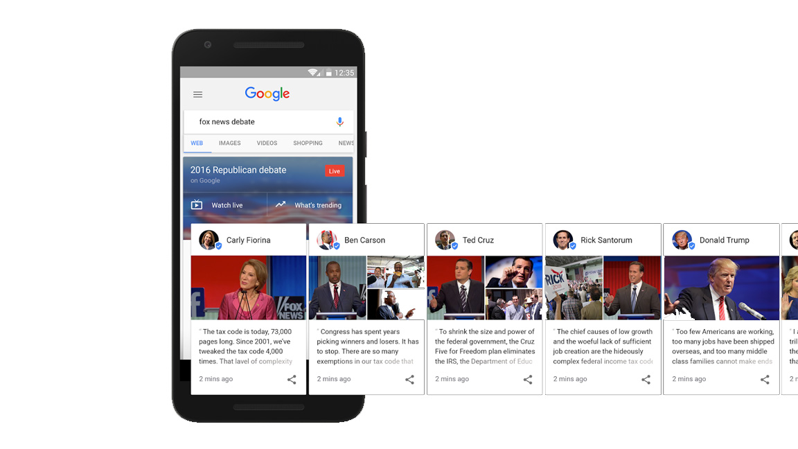 Google is using data collection to bring you closer to the presidential race