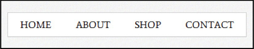 Figure 1-4 The same element viewed in a browser that doesn’t support CSS3’s rounded corners. Belgrano font designed by Daniel Hernandez and Latinotype in 2011. All rights Reserved.