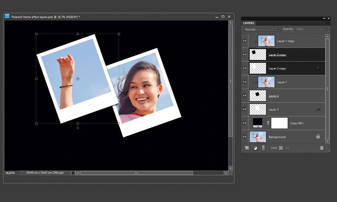 Create a Polaroid pinboard effect Creative Bloq
