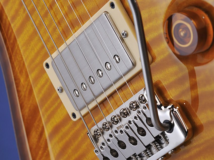 Grissom spent over a year deciding which pickups he wanted on the DGT