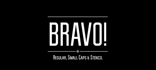 Free fonts: Bravo!