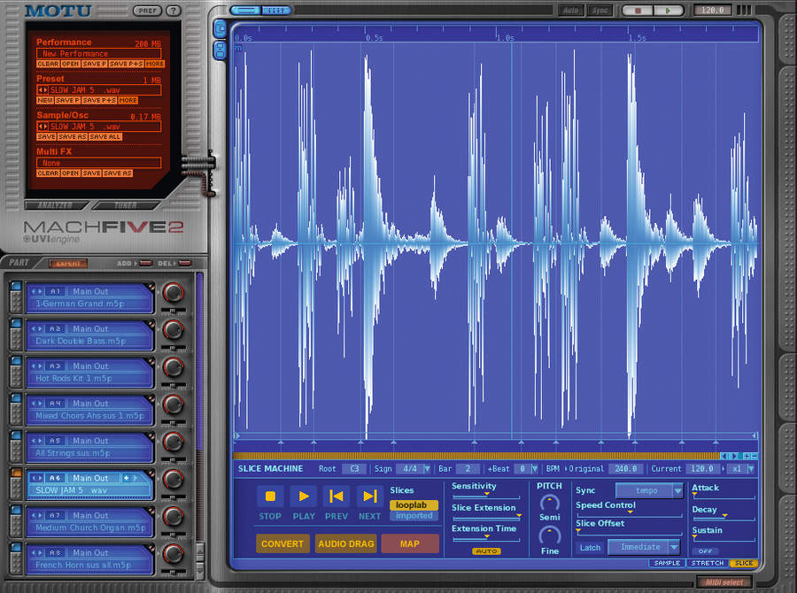 The new Loop Lab is great for sample editing.
