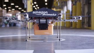 Amazon delivery drones.