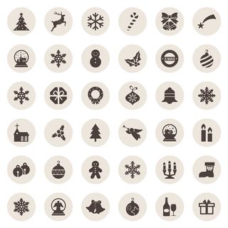 Christmas icons