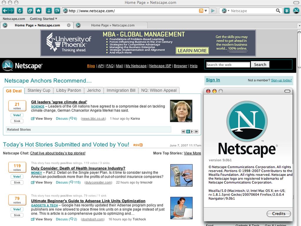 netscape navigator