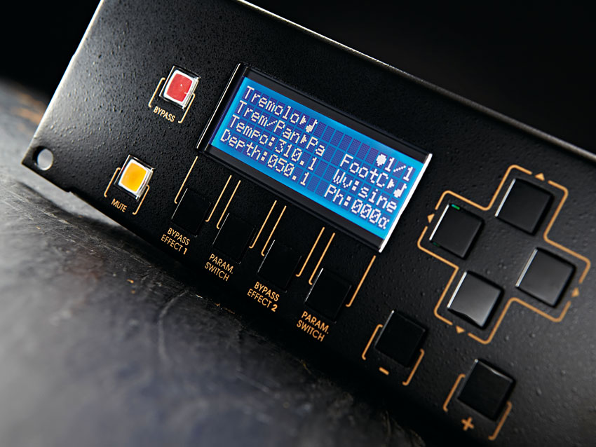 A huge array of parameters makes the PedalPro more flexible than stompboxes