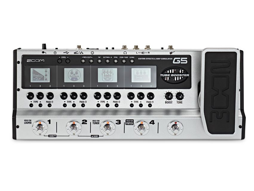 Editing is easy to get to grips with on the G5 pedal itself.