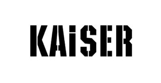 Free stencil fonts: Kaiser