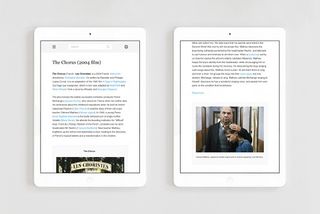The responsive design aims to make Wikipedia look just as pleasing on tablets and phones