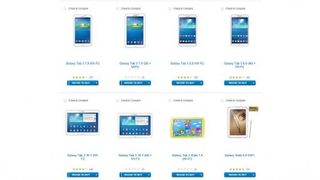 Samsung Tablet range