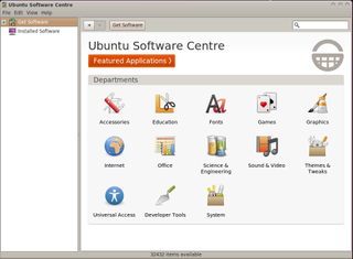 The Ubuntu Software Center