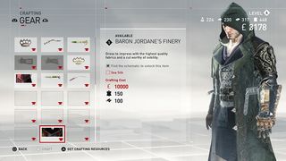 AC Syndicate crafting