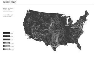 The best infographics: Wind map