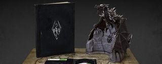 Skyrim collector's edition - desk dragonb