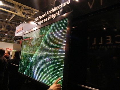Toshiba cell tv backlighting
