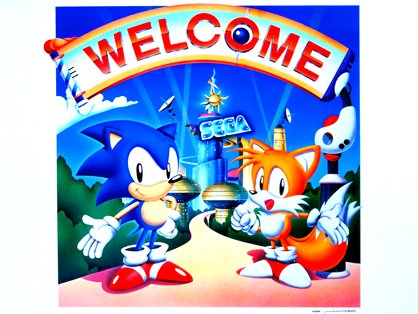 Mind-boggling Sonic art lost to the ages